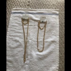 Two Gold Colored Necklace & Bracelet Sets NWOT